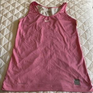 Nike Pro Pink and Yellow Tank
